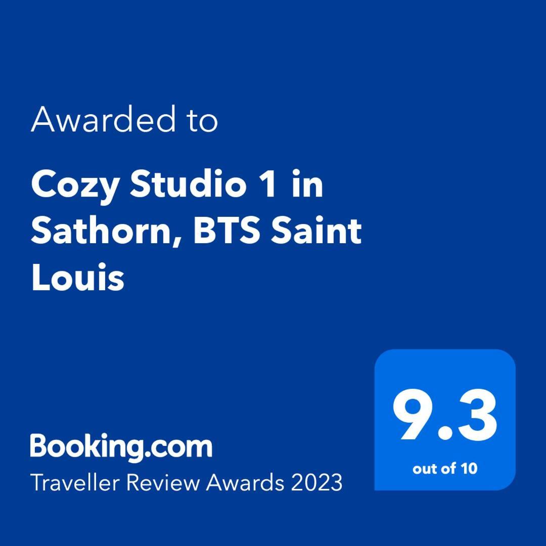 Cozy Studio 1 In Sathorn, Bts Saint Louis Bangkok Exteriér fotografie